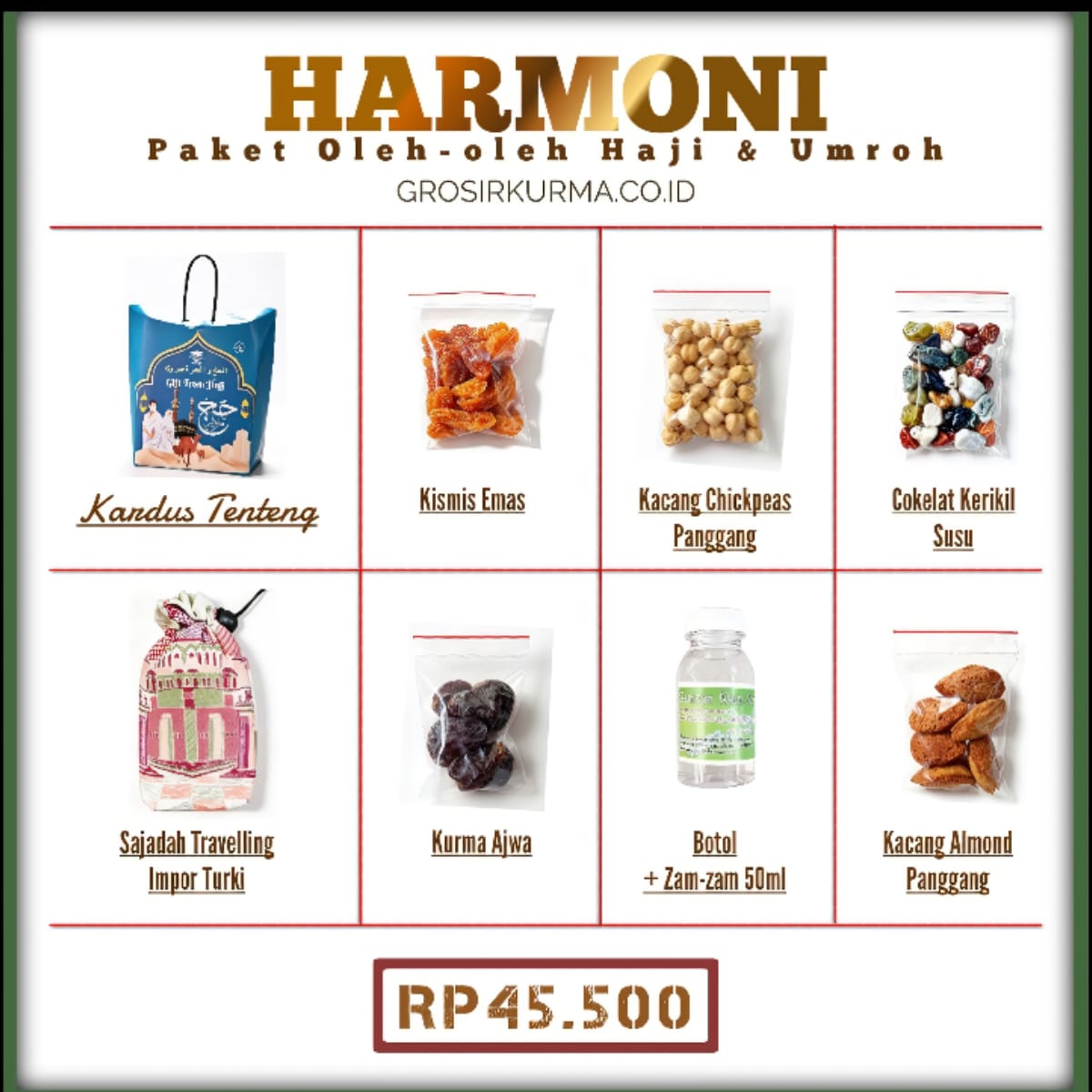 (HARMONI) Paket Oleh-Oleh Haji & Umroh