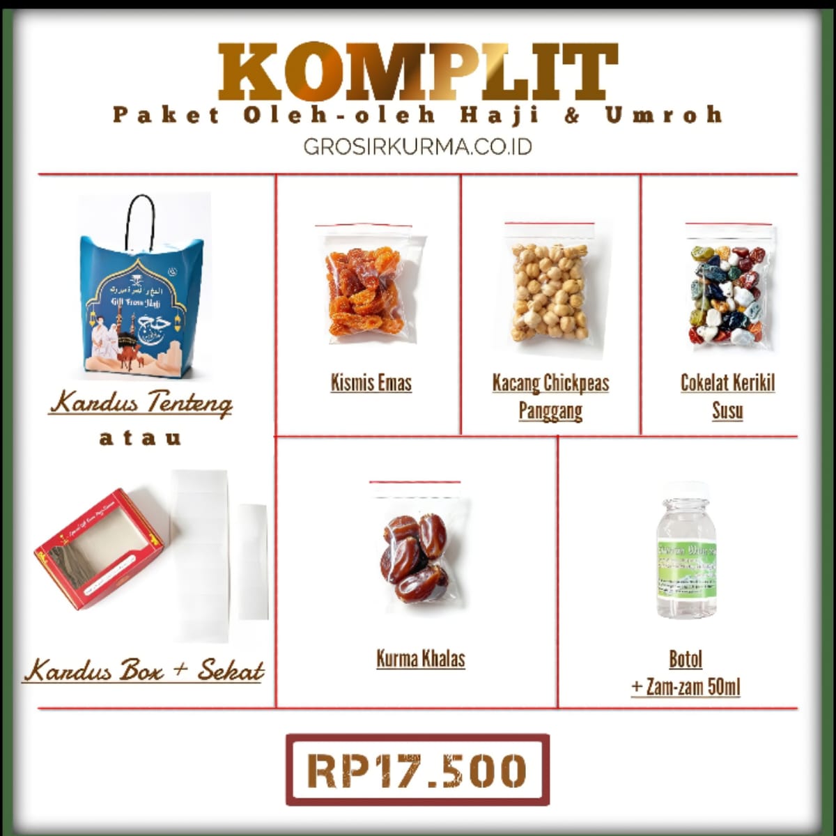 (KOMPLIT) Paket Oleh-Oleh Haji & Umroh