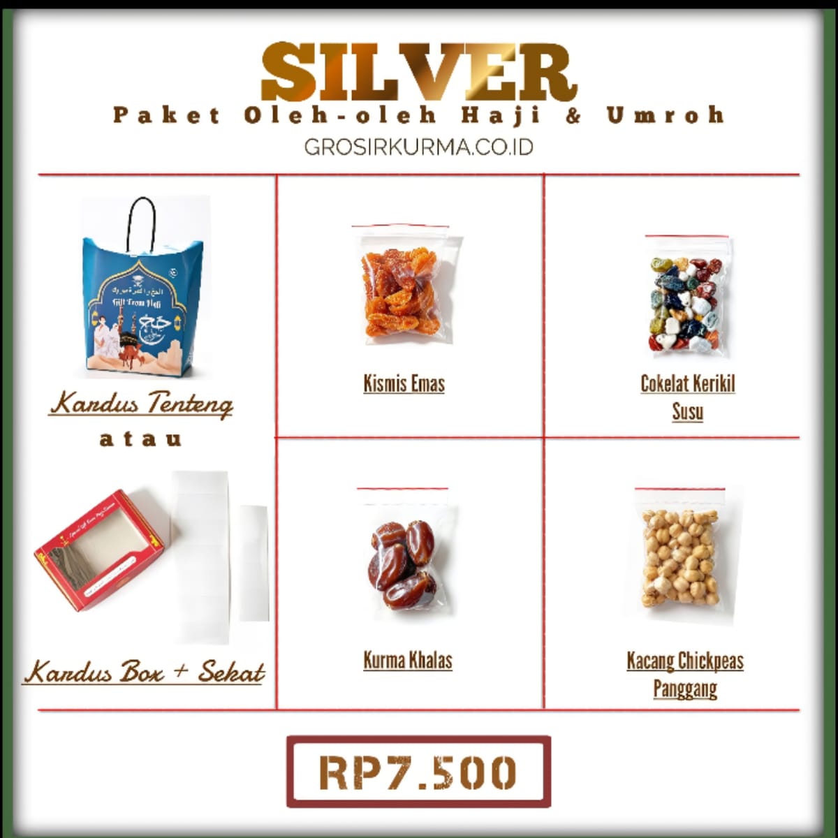 (SILVER) Paket Oleh-Oleh Haji & Umroh
