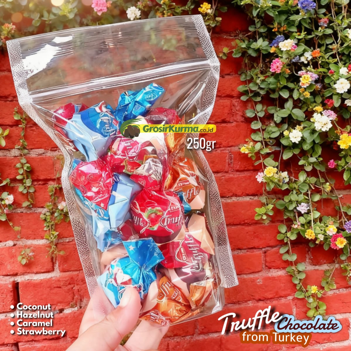 Cream Filled Turkish Truffle Mixed Chocolate (250 Gr) – 1 Pack