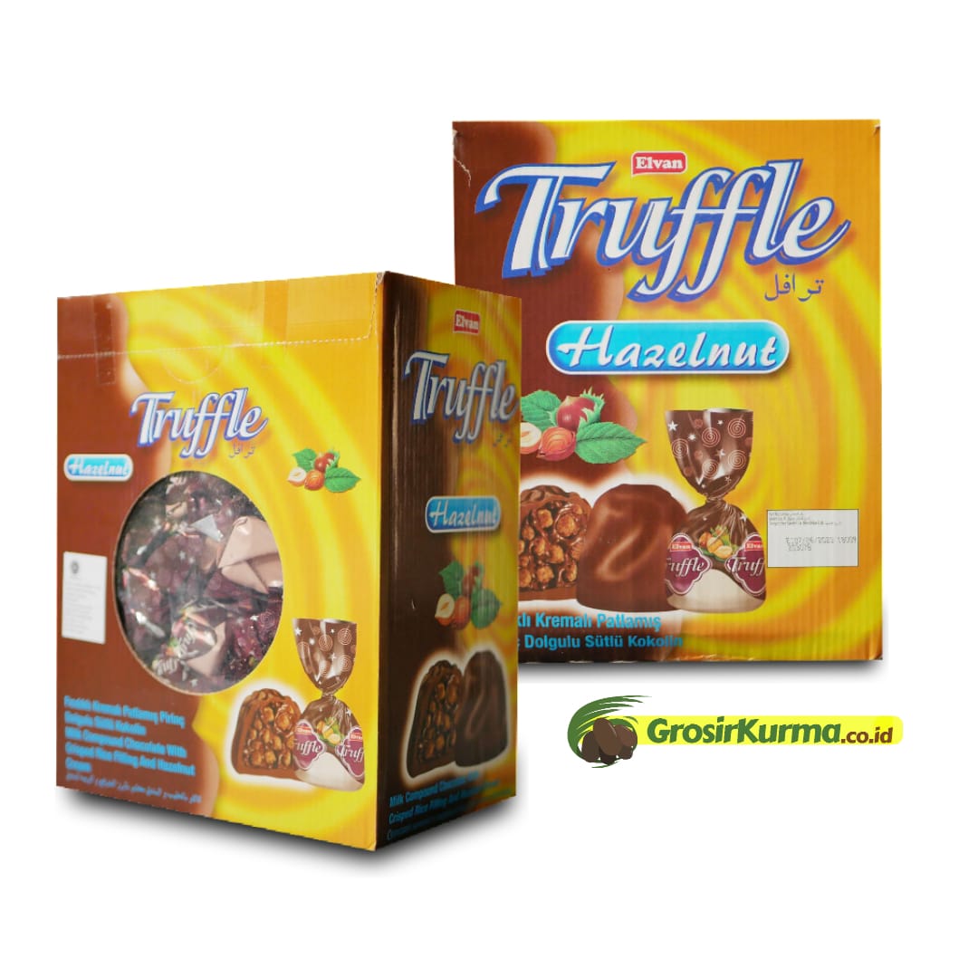 Cream Filled Turkish Truffle HAZELNUT Chocolate (1,8 Kg) – 1 Pack