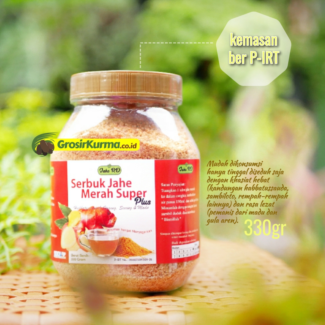 Jahe Merah Super (330 Gr) – 1 Pack
